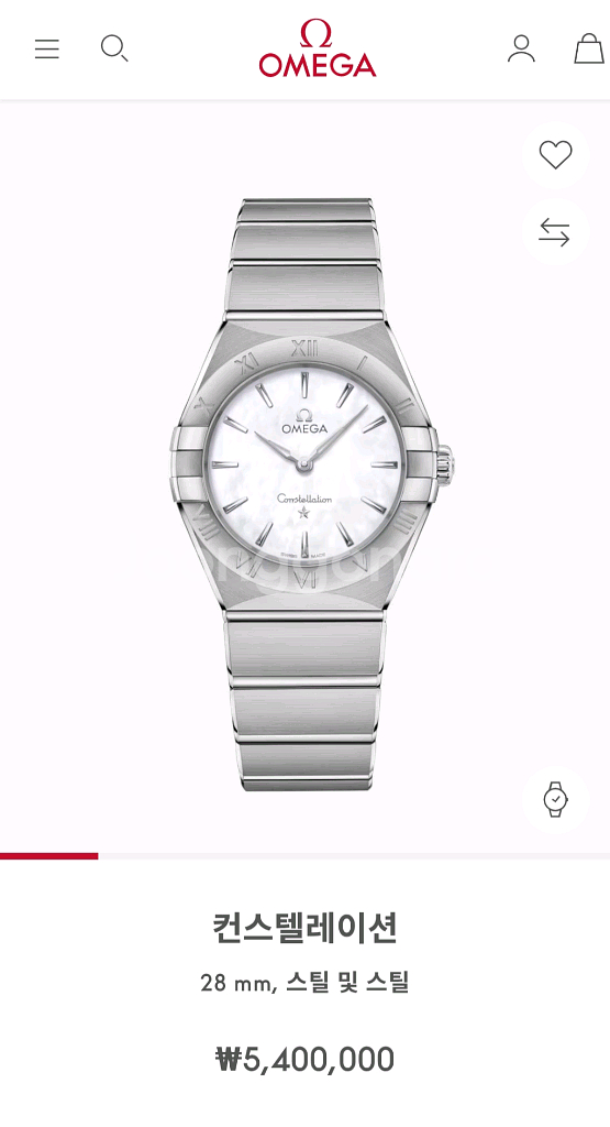오메가 신형 컨스텔레이션 여성용(2020년식)--9