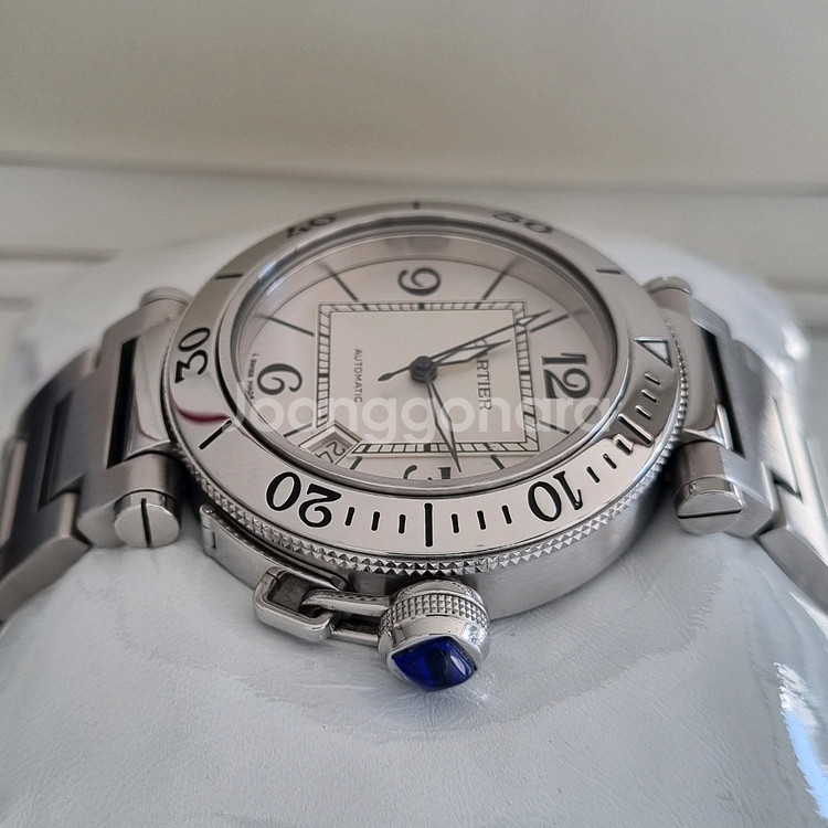 까르띠에 파샤 씨타이머 40mm 오토(오버홀 완료)--4