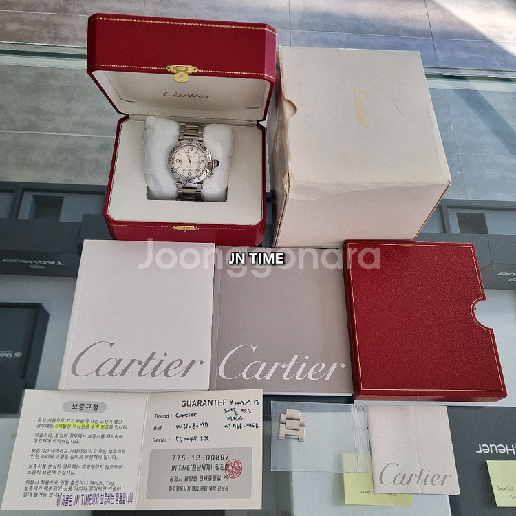 까르띠에 파샤 씨타이머 40mm 오토(오버홀 완료)--8