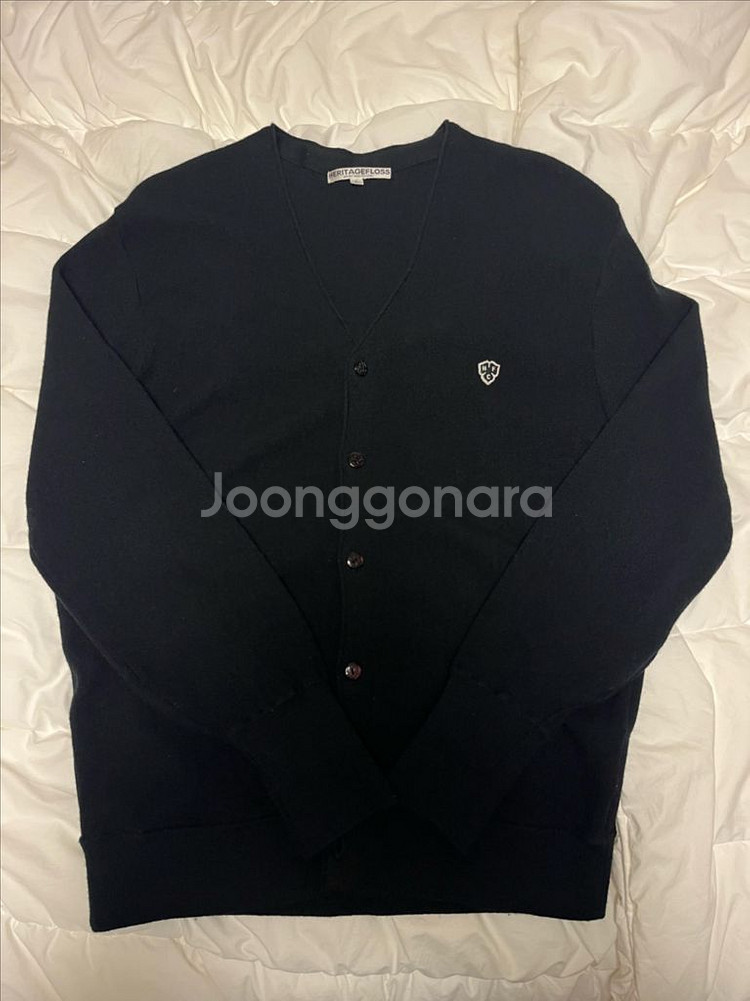 헤리티지플로스 가디건 블랙 L--1