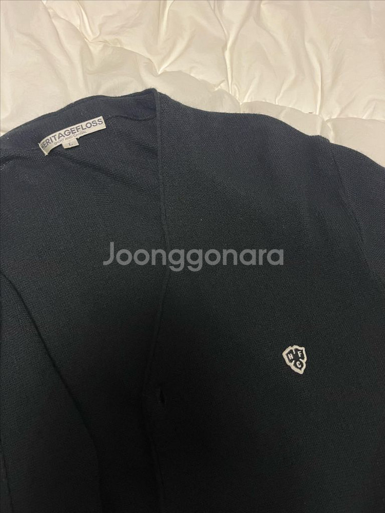 헤리티지플로스 가디건 블랙 L--2