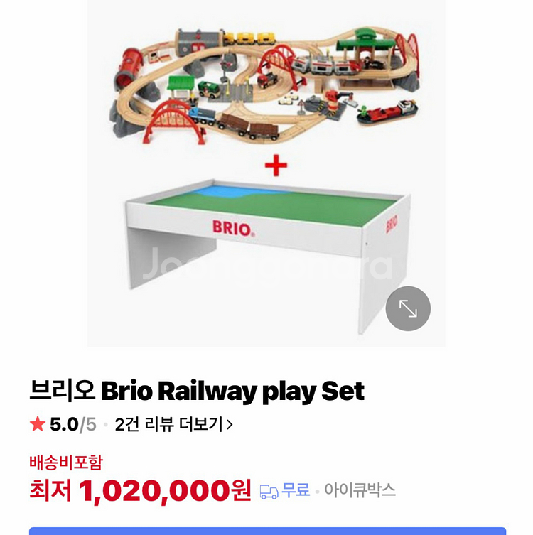 브리오 기차 놀이 테이블 세트--0