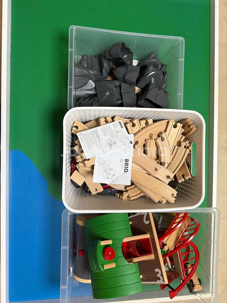 브리오 기차 놀이 테이블 세트--3