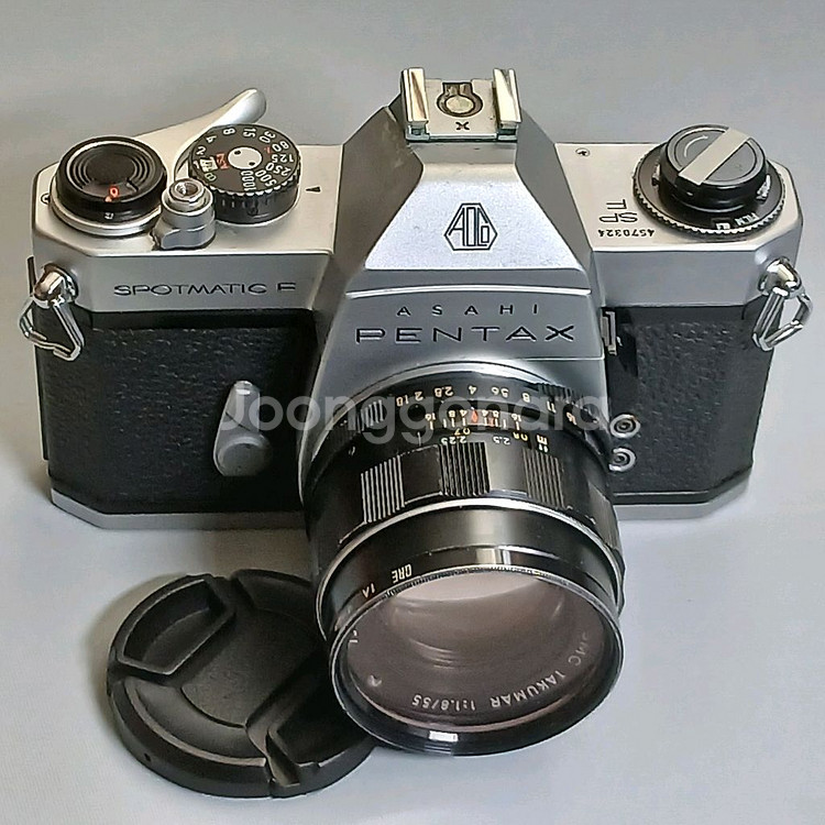 펜탁스 스폿매틱 F 필름카메55.8렌즈라--0