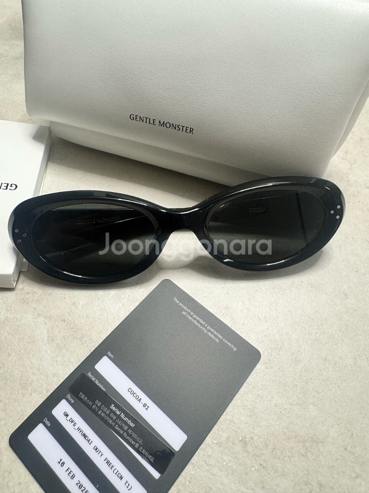 젠틀몬스터 cocoa-01 선글라스 코코아--1
