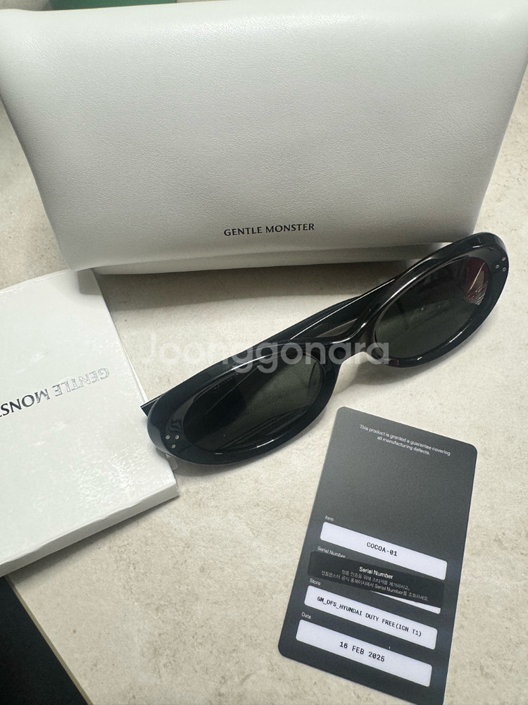 젠틀몬스터 cocoa-01 선글라스 코코아--0