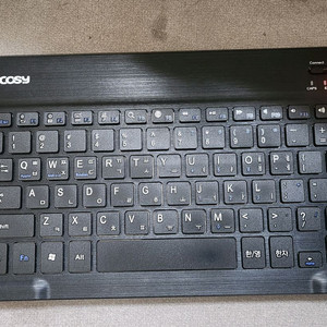COSY 휴대용 블루투스 키보드-택포1만5천