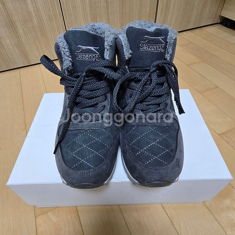 슬레진저 남녀공용 방한운동화 그레이 250--1