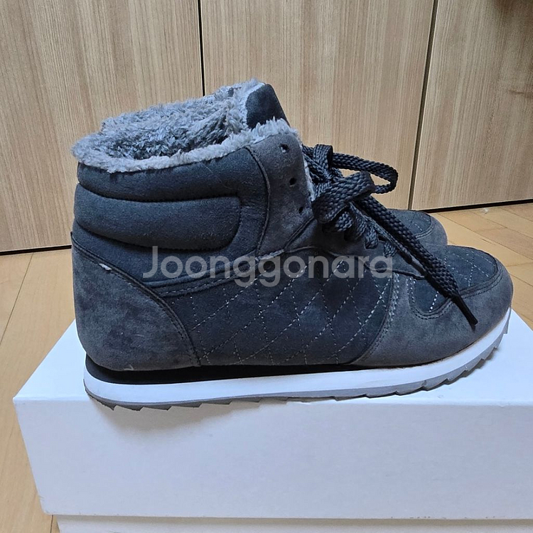 슬레진저 남녀공용 방한운동화 그레이 250--4