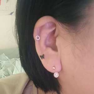 14k피어싱 귀걸이 5점