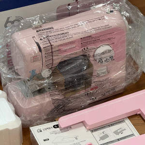 부라더 베이비핑크 미싱기 (새제품+사은품)p17k