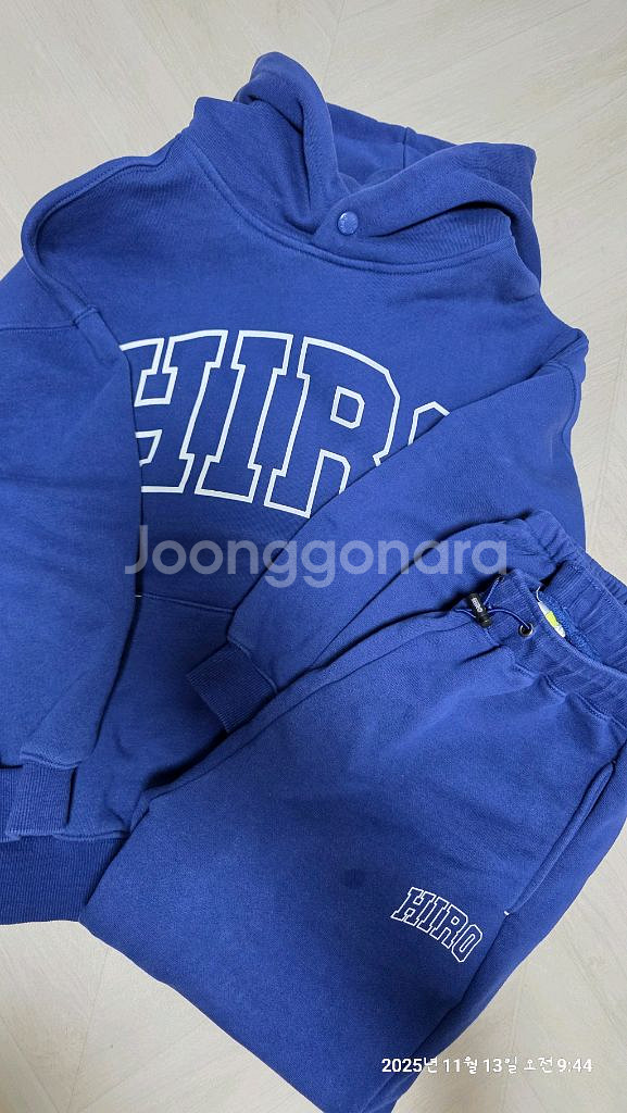 키즈 후드티 바지 세트--0