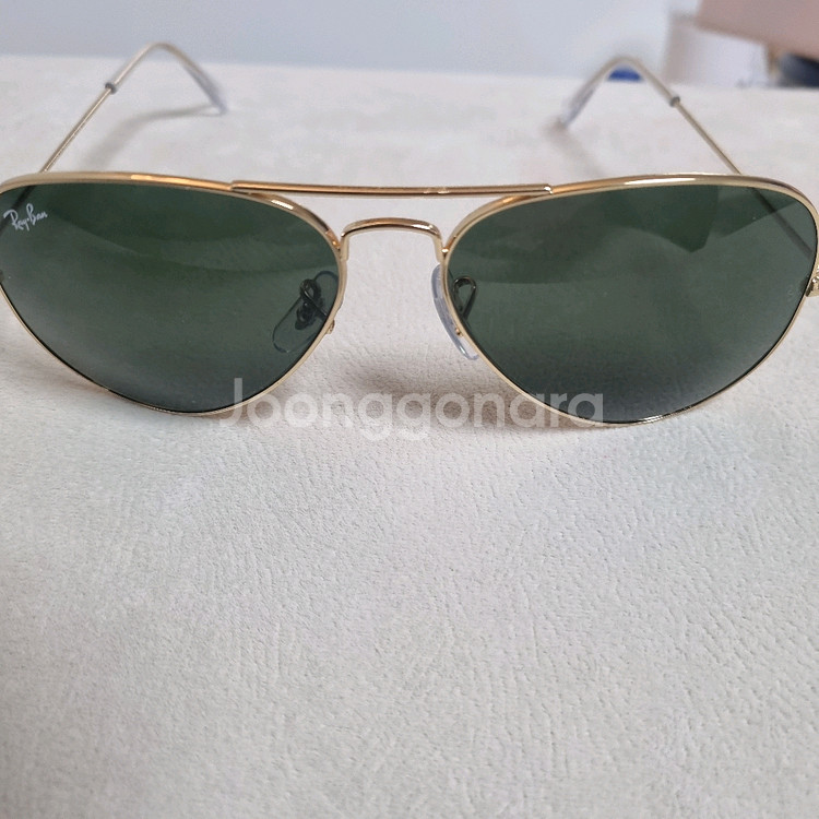 레이벤 선글라스 RB3025 골드 프레임--0