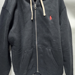 폴로 랄프로렌 블랙 후드집업 (L)