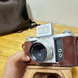 Praktiflex FX + Carl Zeiss Jena Tessar 50mm f/2.8 T 필름카메라 세트