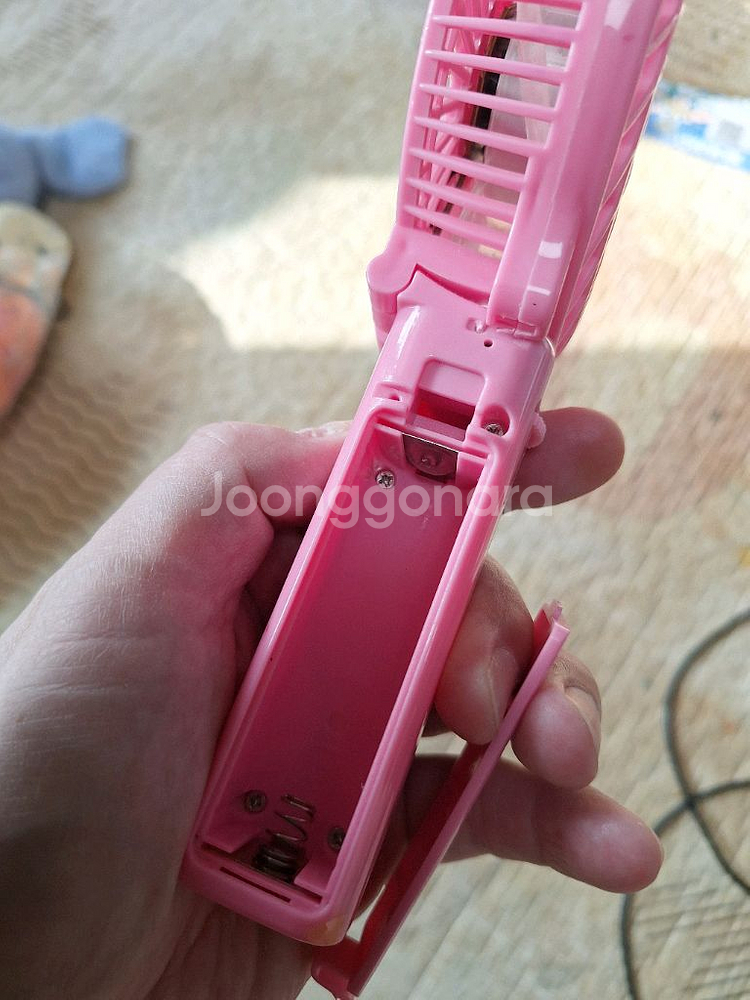 손풍기 손선풍기.충전배터리는 따로 끼셔야되요--2