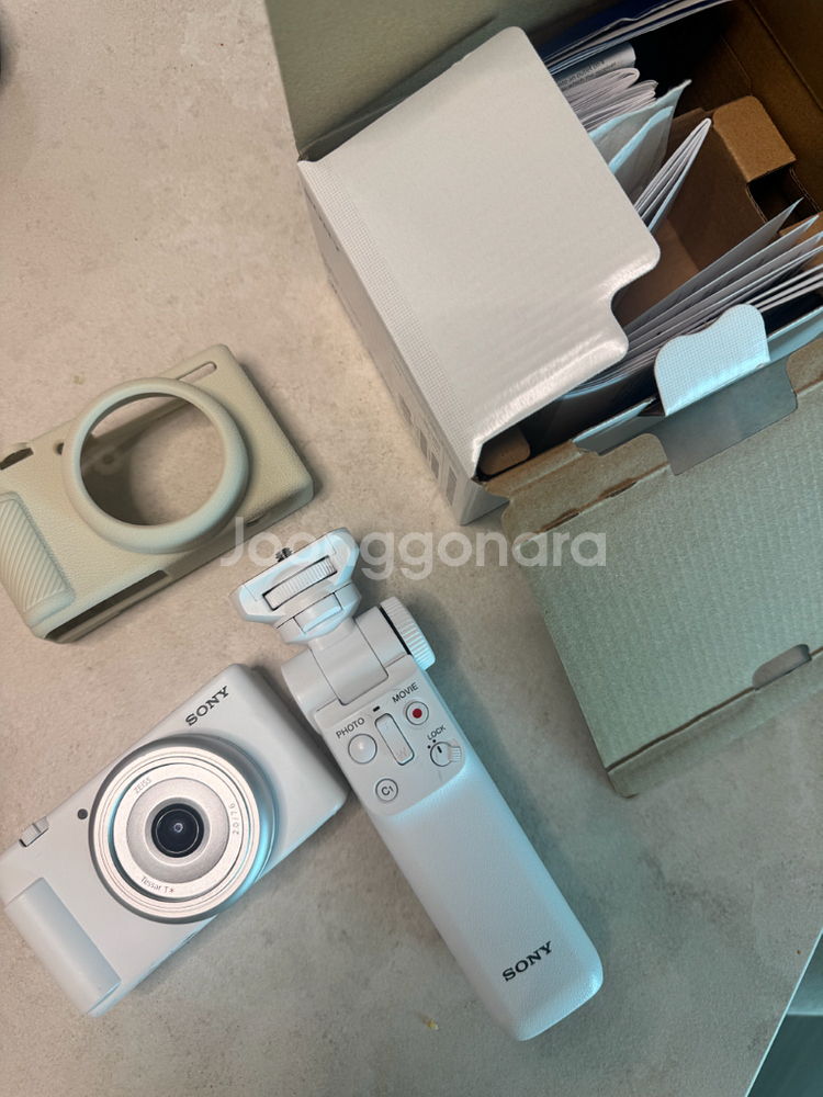 소니 ZV-1 카메라 + 슈팅그립 브이로그 카메라--0