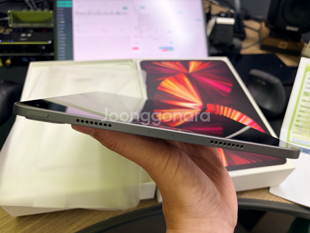 S급 아이패드 프로 11 3세대 m1 128gb(96%)+애플펜슬 2세대+스마트폴리오케이스--6