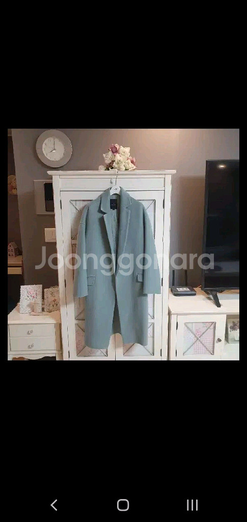 나이스클럽 모100 롱코트/55-정66--0