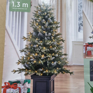 4.5피트 LED 조명 인조 크리스마스 트리.새상품