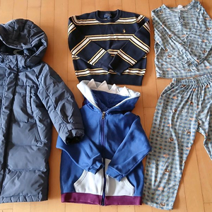 남아옷, 남아 겨울 롱패딩, 남아 오리털 패딩 110사이즈~120사이즈(폴로키즈,스텝키즈 등)