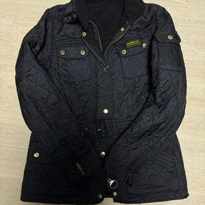 바버 인터내셔널 여성 퀼팅 자켓 블랙 UK12