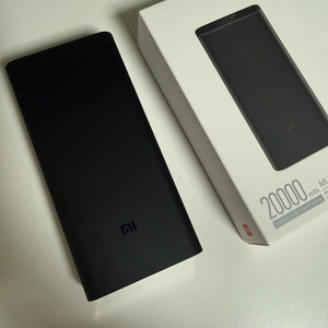 샤오미 20000mAh 보조배터리 블랙