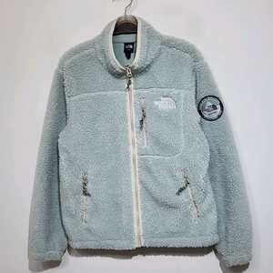 (M) 노스페이스 플리스 점퍼 옥색 뽀글이 후리스 자켓