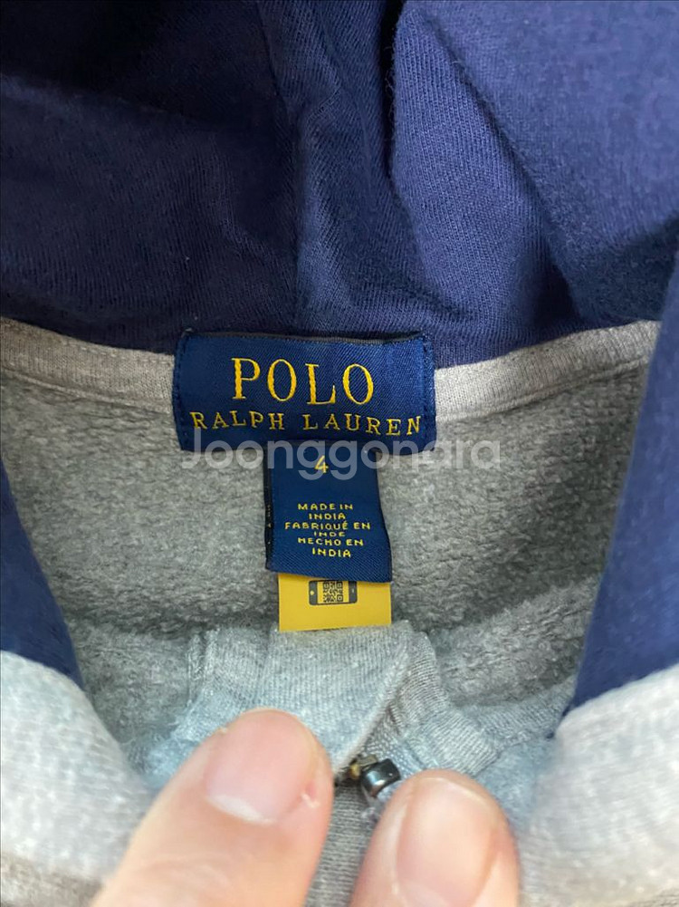 폴로 랄프로렌 키즈 후드집업+바지 상하의세트(4T)--2