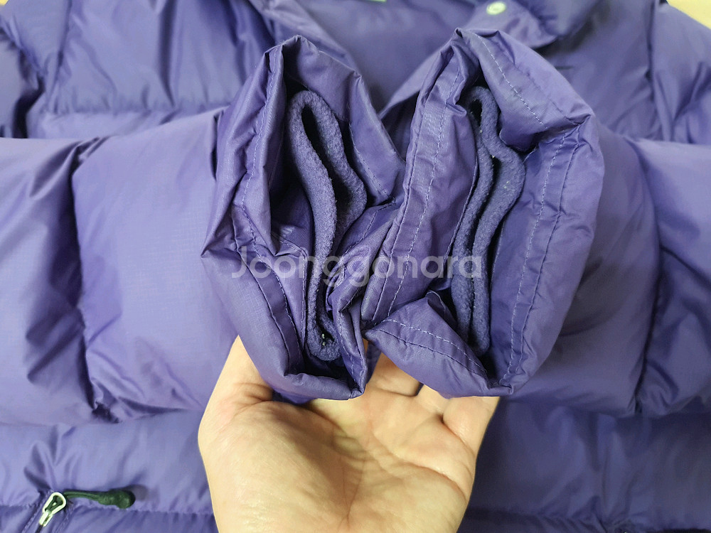 NIKE 나이키 오리털 바이올렛 후드 패딩 라지--4