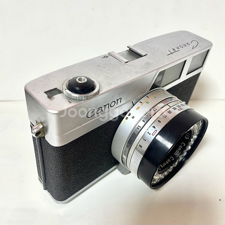 Canon Canonet 캐논 캐노넷 빈티지 필름카메라 (케이스, 삼각대 포함)--3