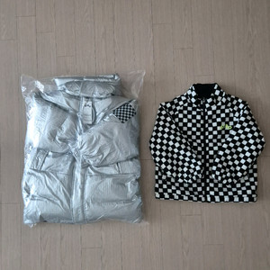 히로 24 몬스터 다운 실버 130 + 25 체커플리스 130