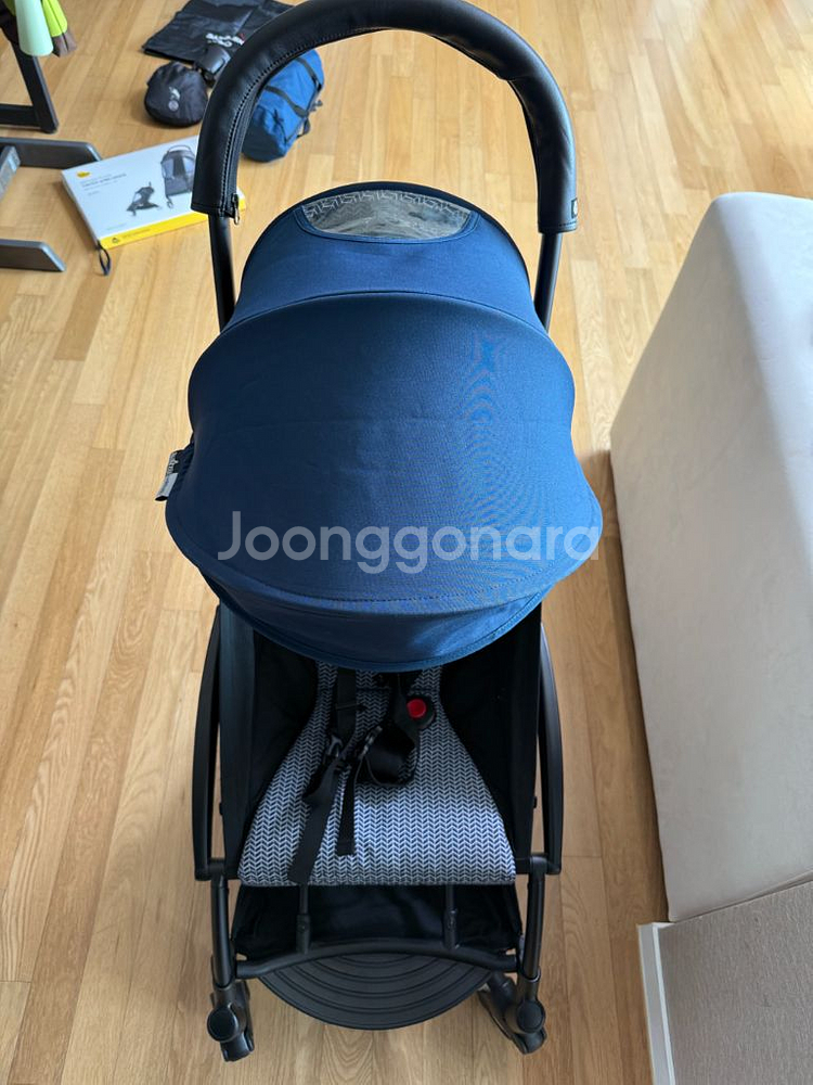 요요 에어프랑스 + 정품 풋머프, 레인커버, 방풍커버, 컵홀더 일괄--0