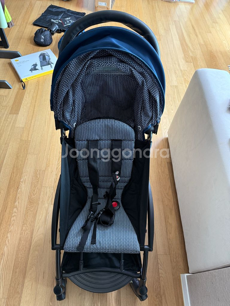 요요 에어프랑스 + 정품 풋머프, 레인커버, 방풍커버, 컵홀더 일괄--1