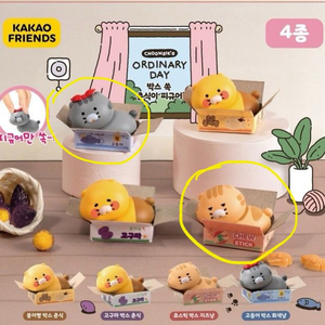 카카오프렌즈 박스 춘식이 피규어 미개봉