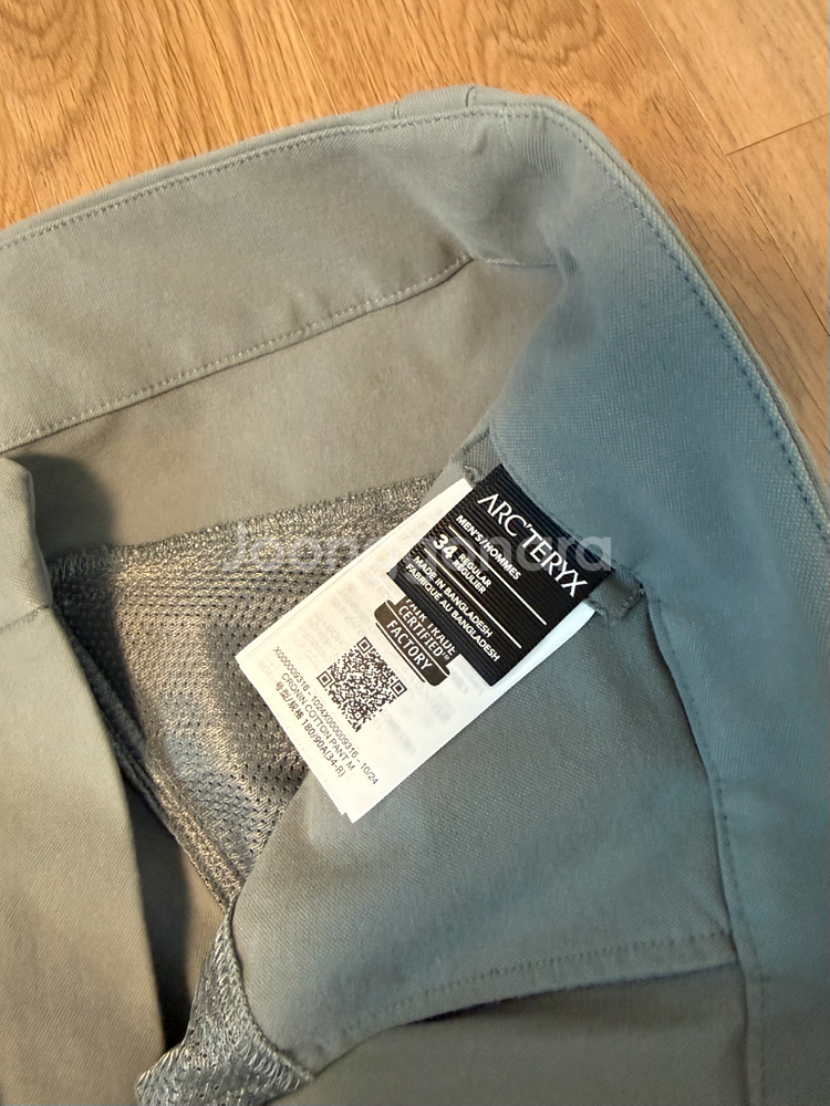 아크테릭스 크로닌 코튼 팬츠 블랙, 보이드 34-R 판매합니다.--5