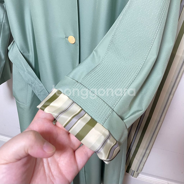 명품 마담포라 도톰한 트렌치코트 스카프 세트 77,88--3