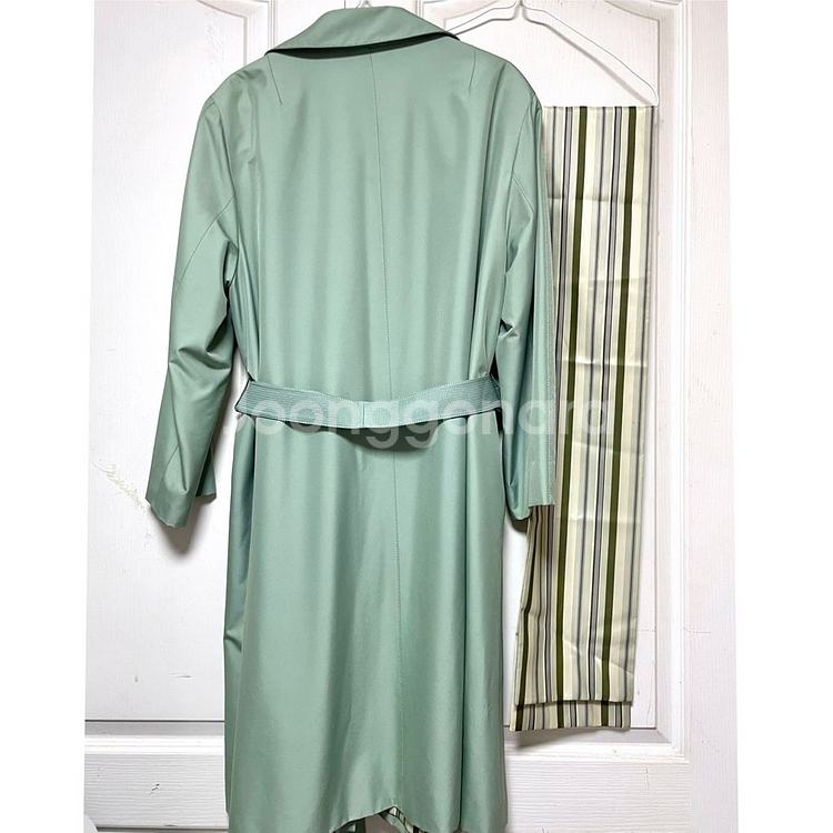 명품 마담포라 도톰한 트렌치코트 스카프 세트 77,88--1