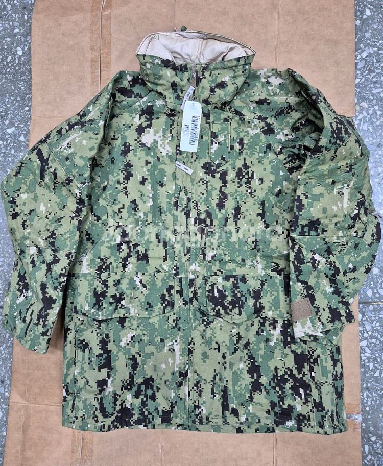 미해군 특수부대 네비실고어텍스 파카 aor2 스몰--0