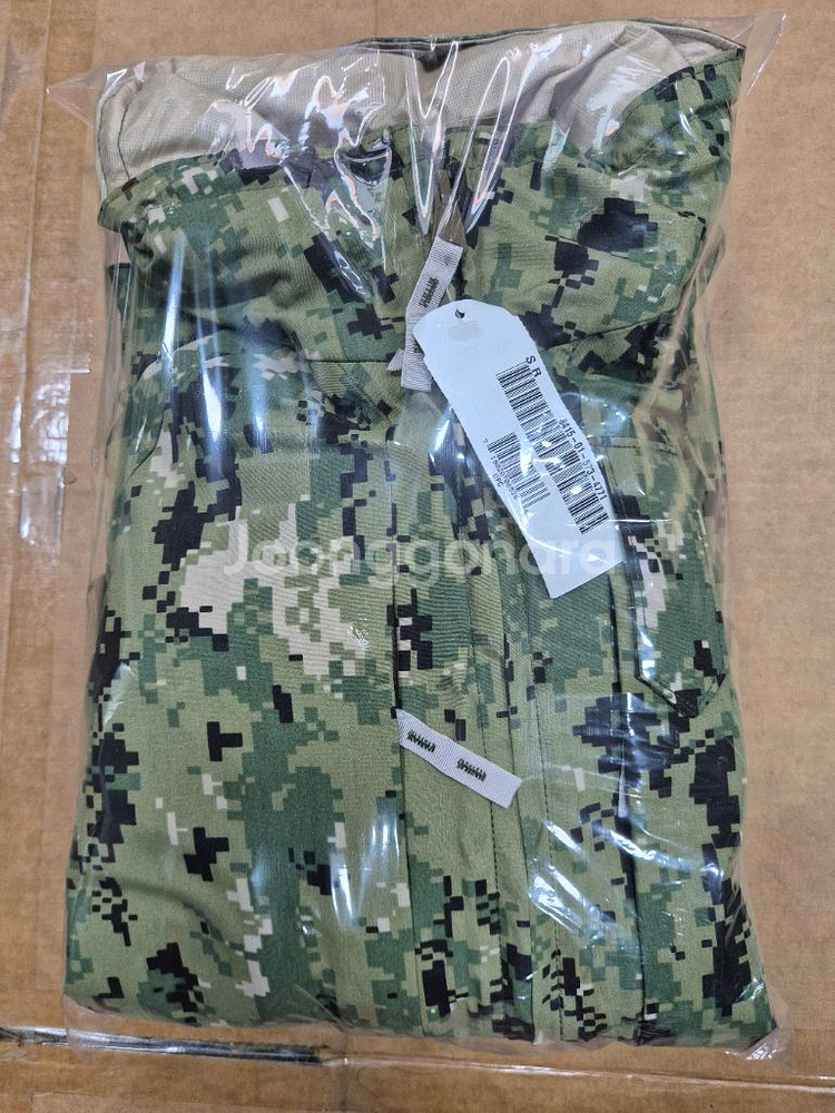 미해군 특수부대 네비실고어텍스 파카 aor2 스몰--5