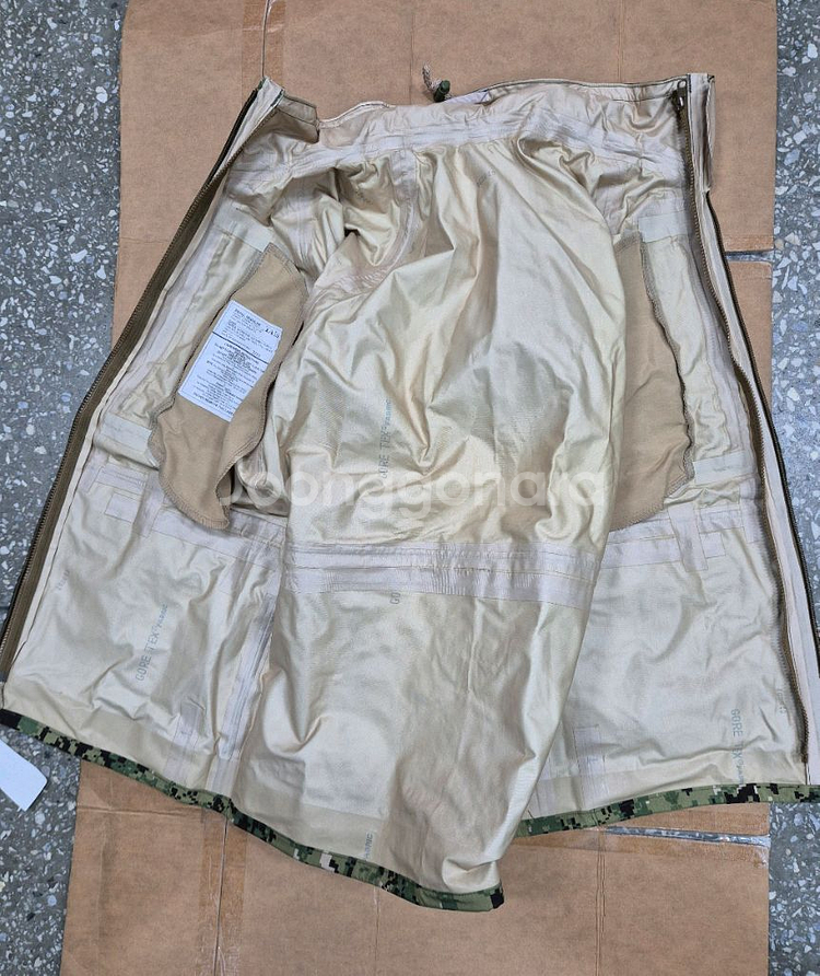 미해군 특수부대 네비실고어텍스 파카 aor2 스몰--2