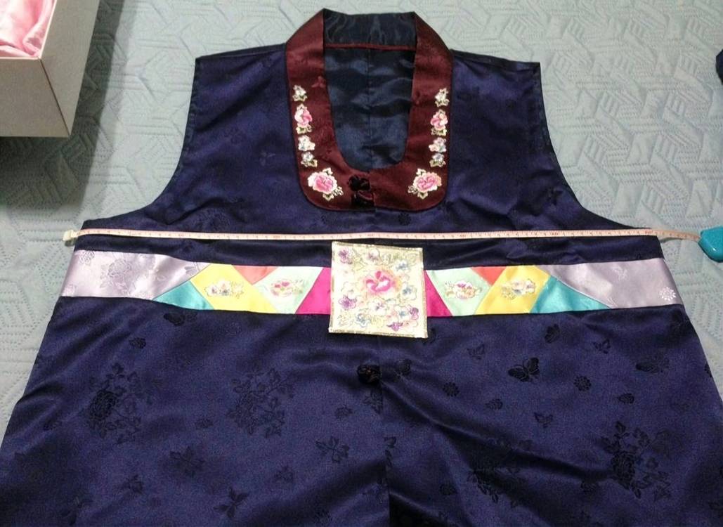 웨딩 폐백 신랑 신부 남성 남자 한복 여성 여자 한복--8