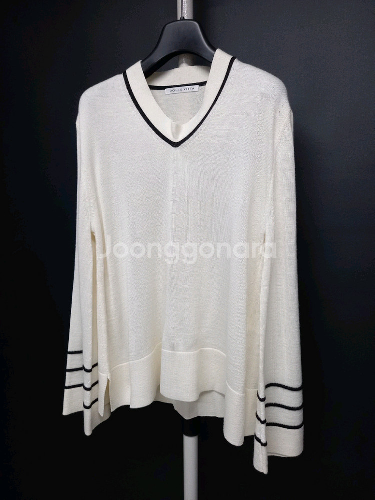 돌체비타 춘추동 울 니트블라우스 F 44-66--2