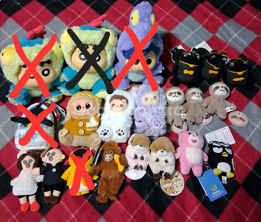 라부부인형키링/인형뽑기키링.--0