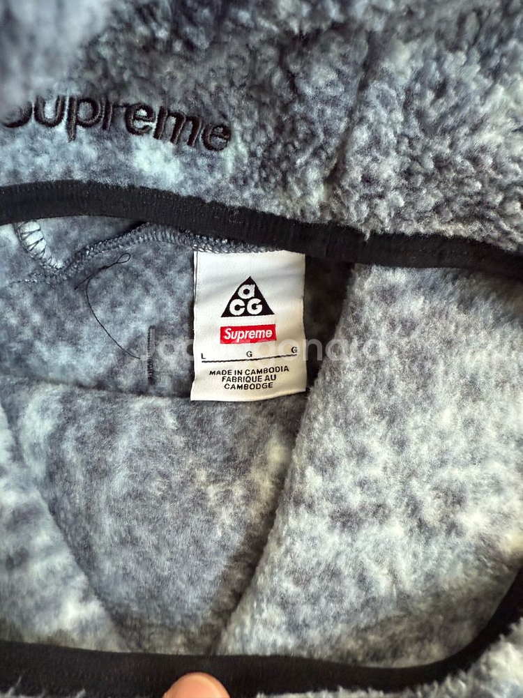 슈프림 나이키 풀오버 후리스--2