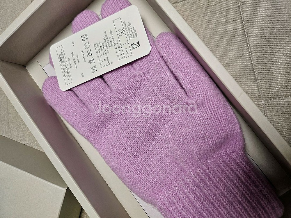 라씨엔토 캐시미어 100 장갑 새상품--2