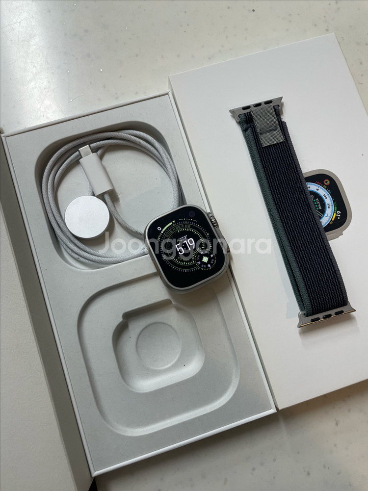 애플워치 울트라1 실버 SSS급--0