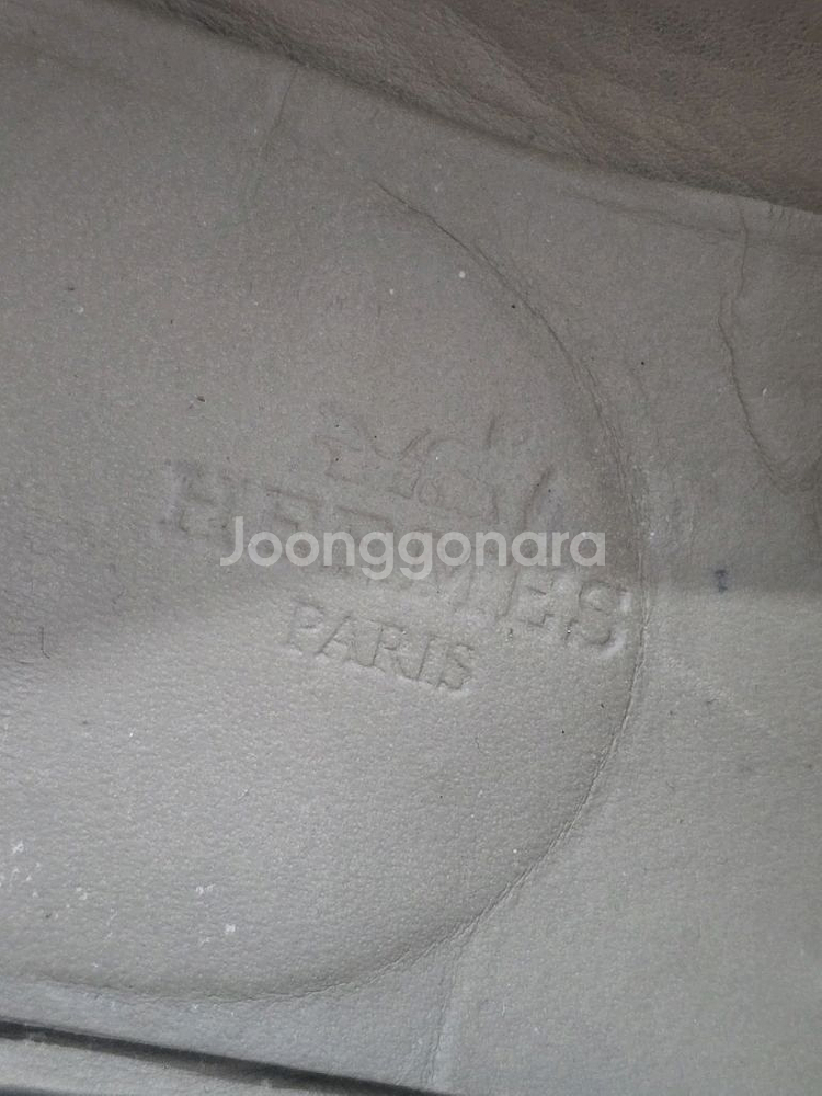 (정품) 에르메스 블랙 로퍼 40.5 (명품 남자 신발 구두 스니커즈)--5