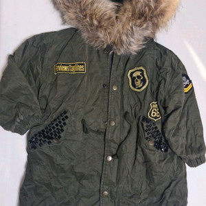 미미씨엘 여아 남아 야상점퍼 M,100&모자,양말