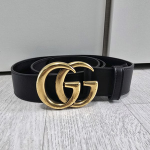 (정품) 구찌 GG 마몬트 벨트 90사이즈 (명품 가죽 남자 허리띠)